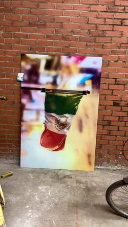 Large Mexican flag picture