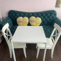 White Dining Set