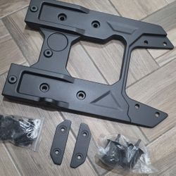 Spare Tire Carrier Tailgate Reinforcement Bracket  2018 to 2024 Jeep Wrangler JL JLU Unlimited - Hinge can handle up to 35" Tire