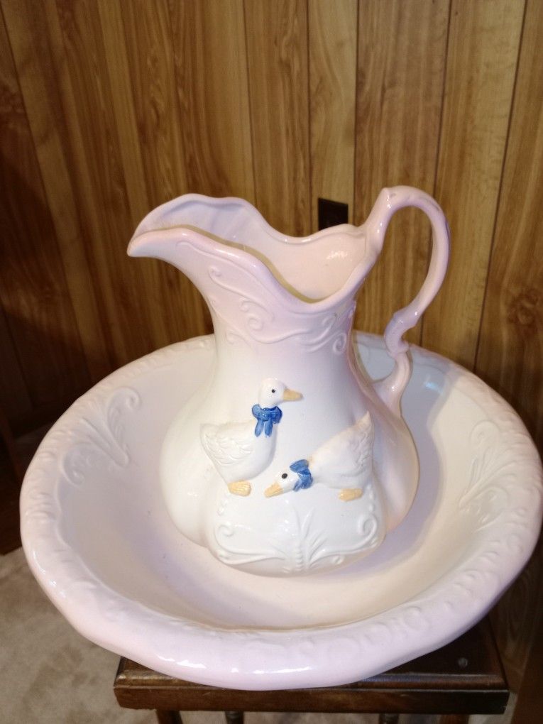 Pitcher And Wash Basin