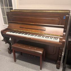 Young chang walnut upright piano