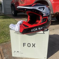 Fox racing helmet