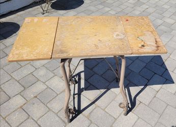 Vintage Industrial Hi/Lo Metal Typewriter Desk Stand 50's 60's