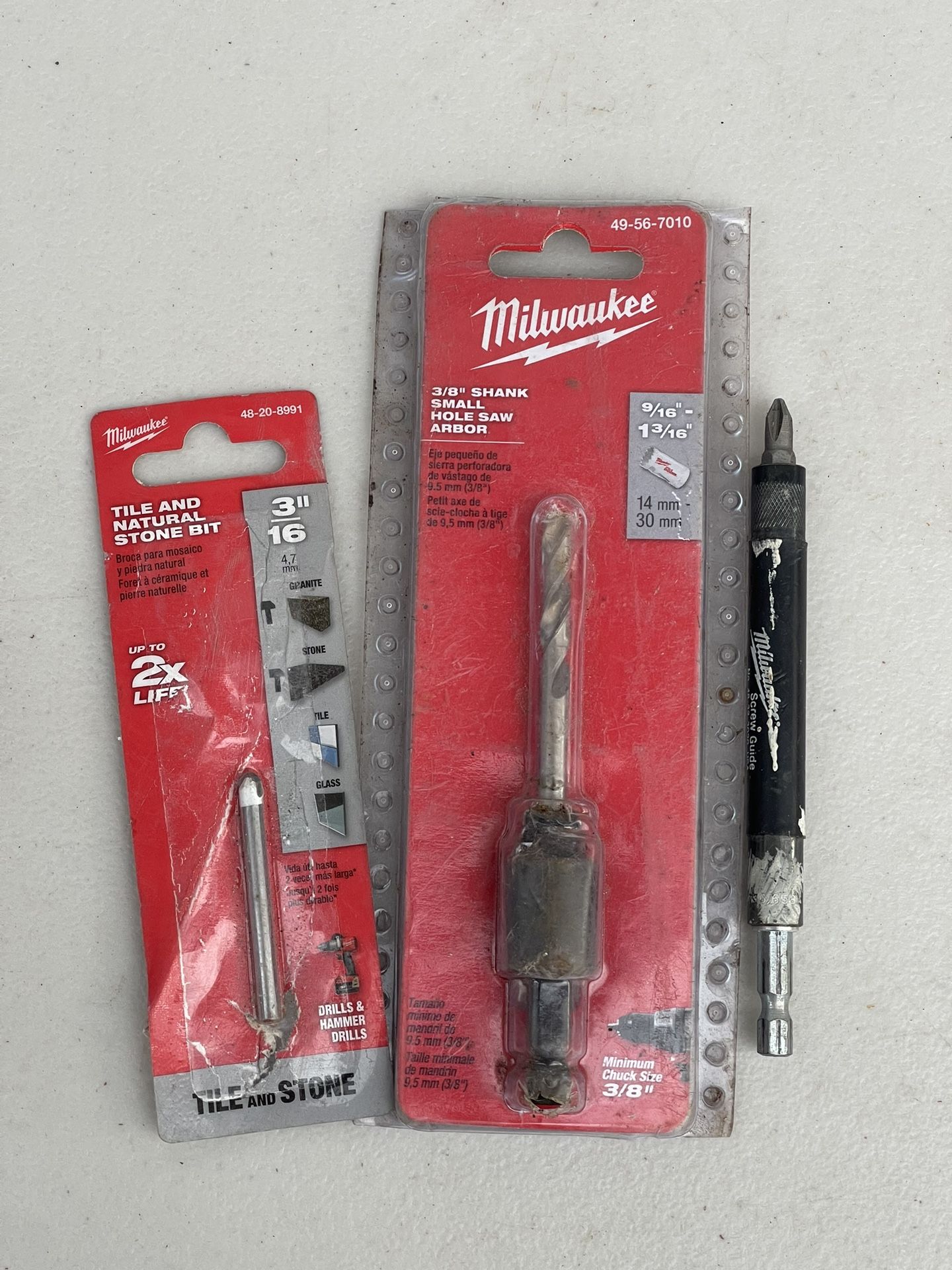 Milwaukee Drill Bit - Tile Bit - Extender 