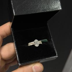 LAB VVS 3.2CT Oval Cut Engagement Ring