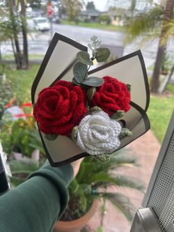 Handmade Crochet Rose 