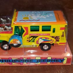 Vintage Philippine Jeepney Die Cast New