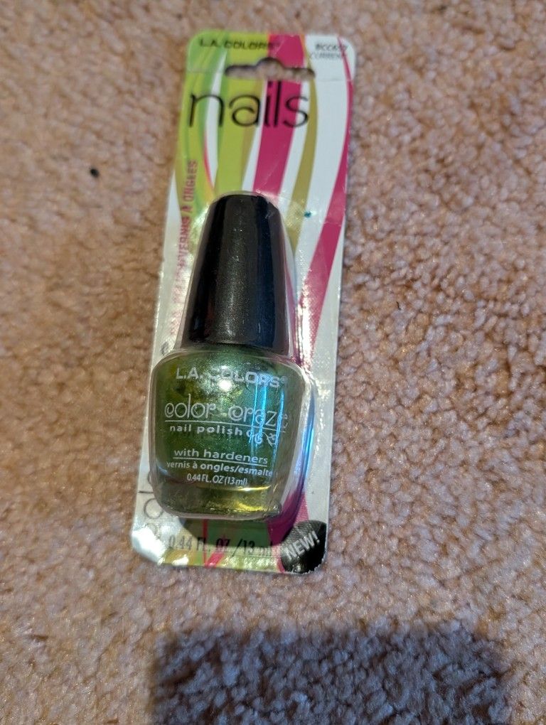 Brand New LA Nails Green Nail Polish