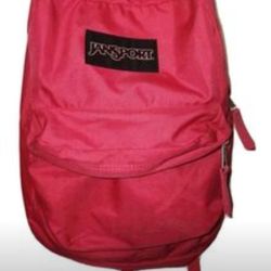 JanSport Backpack  SuperBreak Pink Barbie Pink Canvas Pockets
