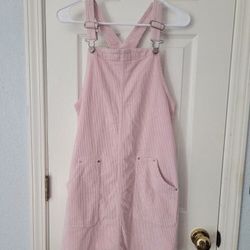 Pink Overall Dress