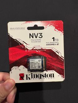 New Kingston NV3 1TB M.2 2230 NVMe SSD. 6000mb/s! Shoot me offer!