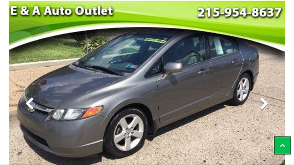 2006 Honda Civic Ex Sedan Cars Trucks In Gloucester City Nj