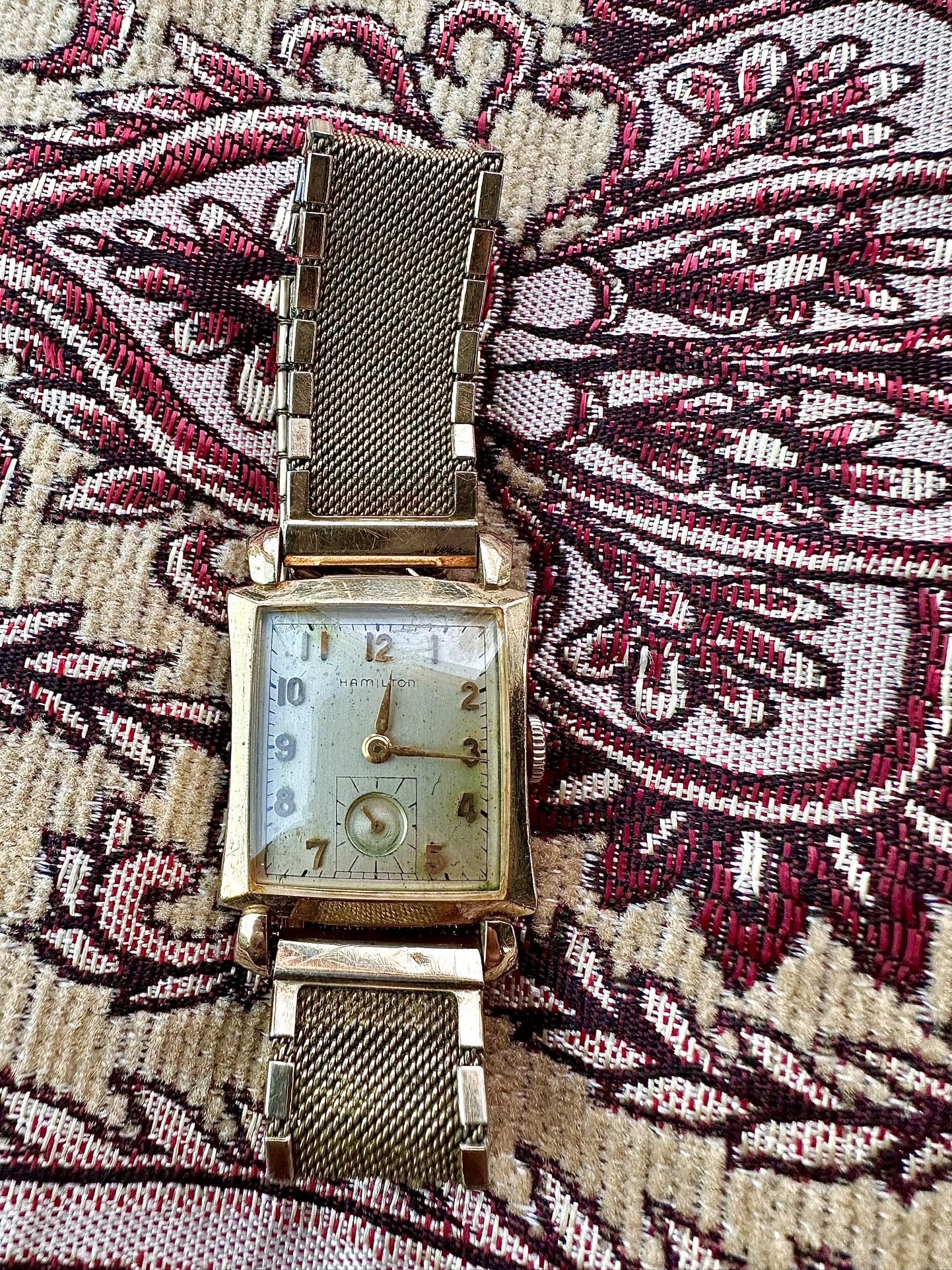 Vintage 1955 Hamilton 22J Men's wrist watch
