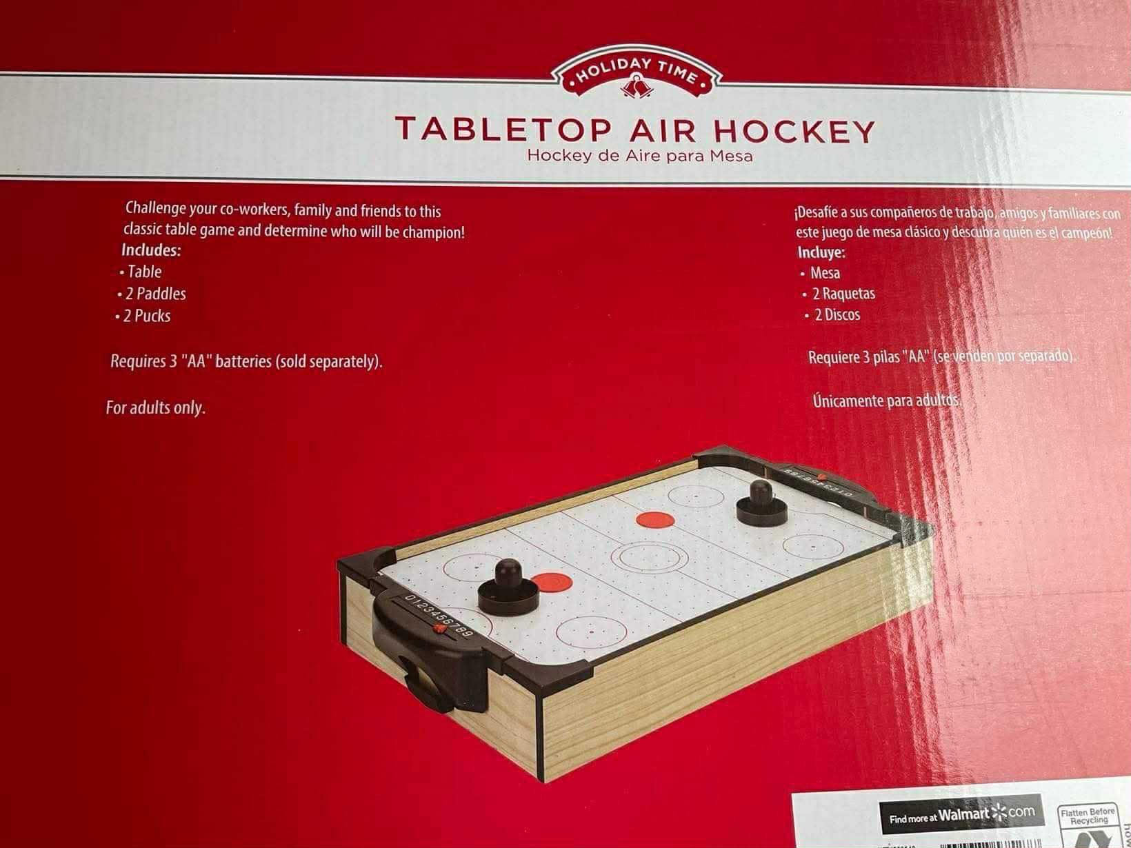 New Tabletop Air Hockey