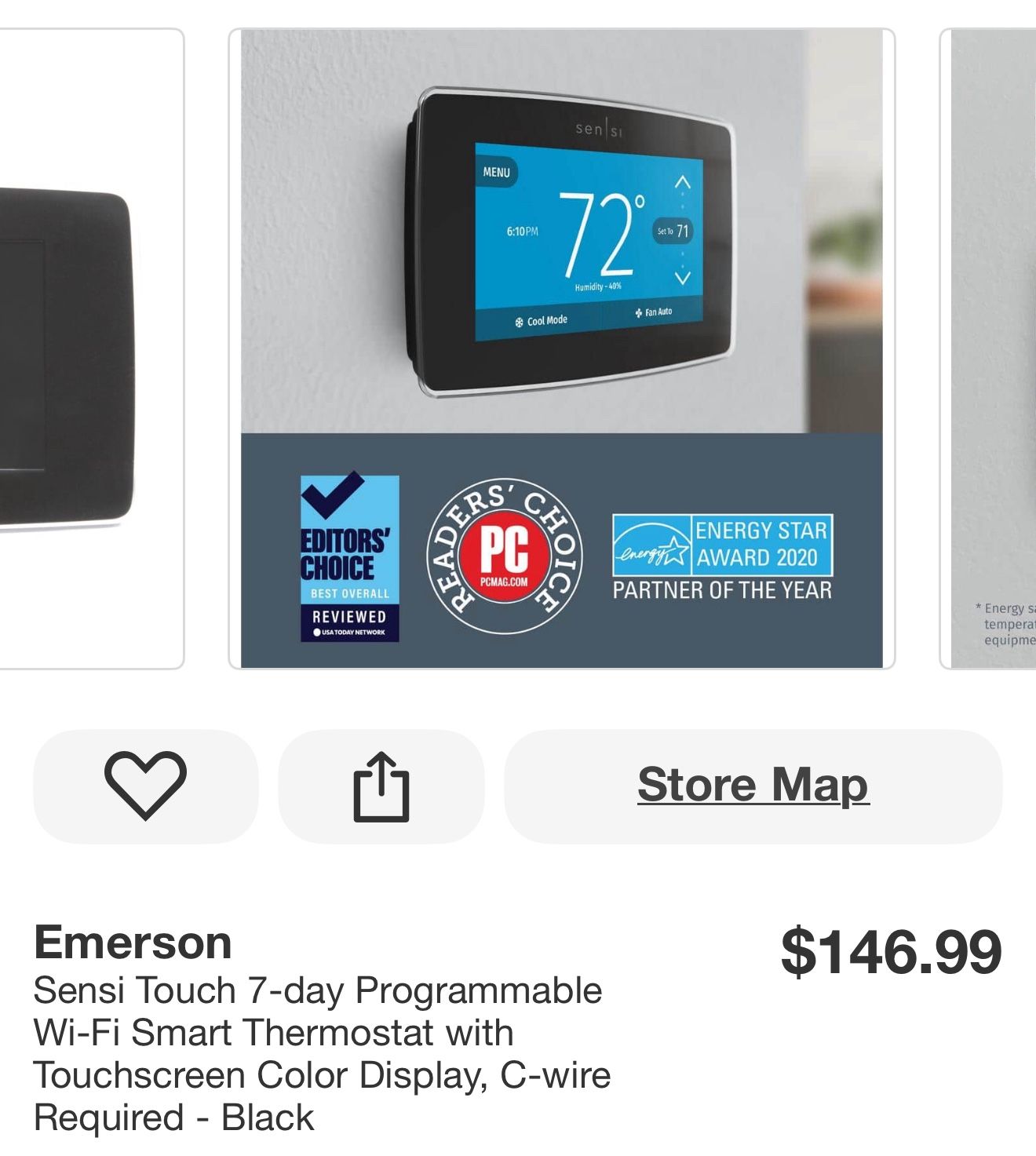 C Wire Emerson Day Programmable Thermostat Emerson Sensi Touch Day