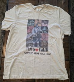 Travis Taylor Loving Him Was Red T-Shirt Large