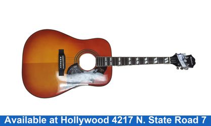Epiphone Hummingbird Pro Brown Acoustic / Electric Classic Guitar