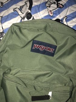 Olive green cheap jansport backpack