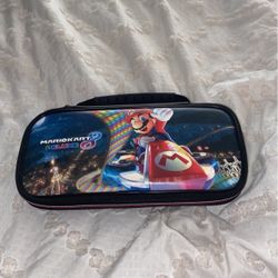 Nintendo Switch case with games