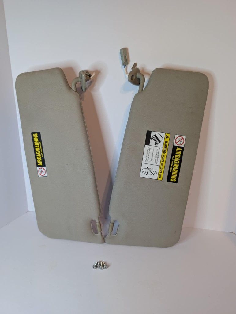 OEM 🚨 2007 - 2013 Acura MDX Sun Visor Driver And Passenger Set Gray $ 120