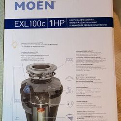 Moen Chef Series 1HP Garbage Disposal - NEW