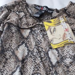 Snake Crop Top