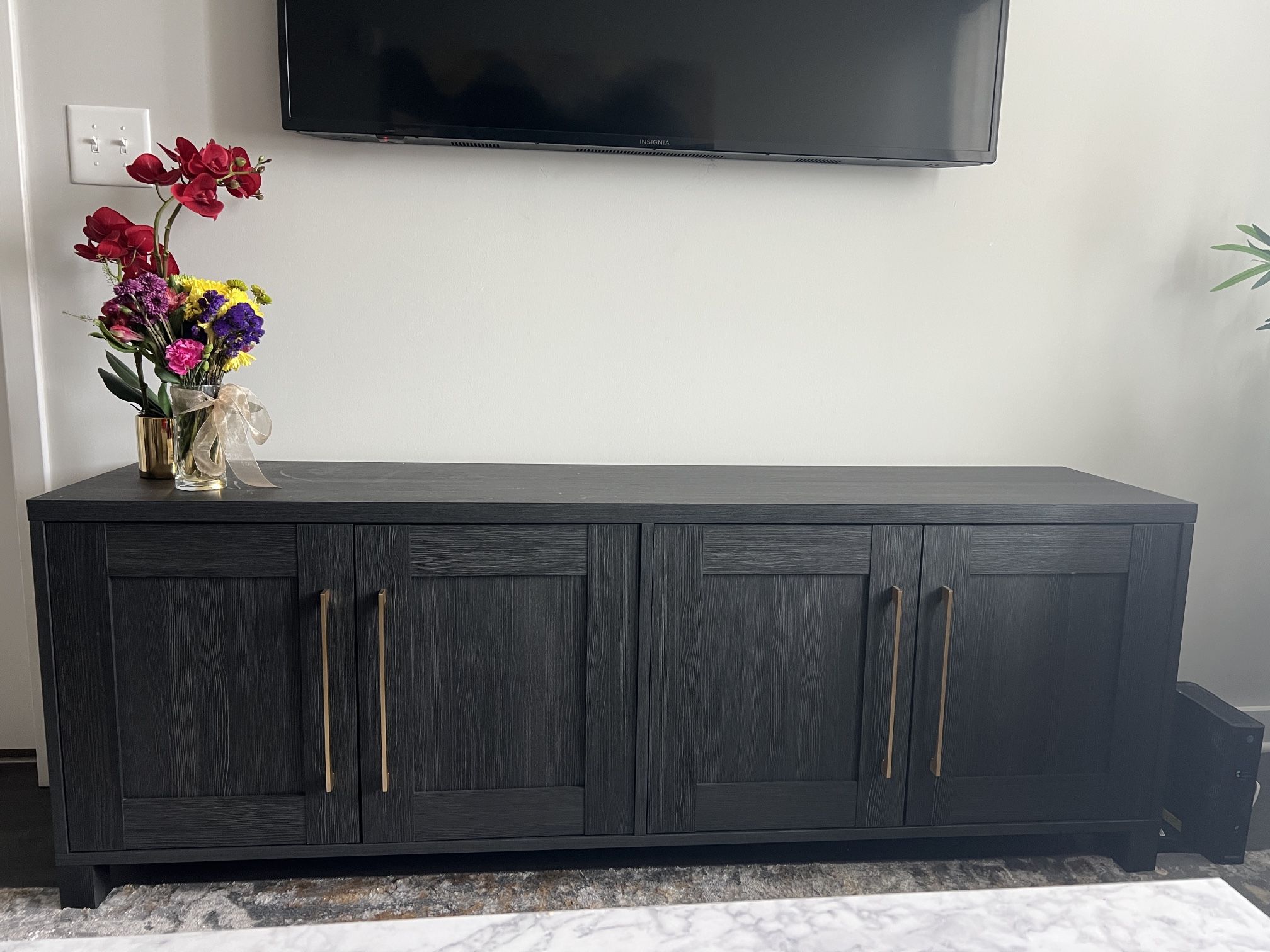 Modern Wood Console Table - Excellent Condition