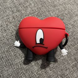 Bad Bunny Heart Airpods Case Airpod pro AIRPODS NOT INCLUDED!!!!