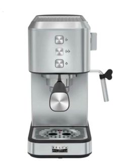 Bella Pro Series - Slim Espresso Machine w 20 Bars Pressure - Stainless Steel