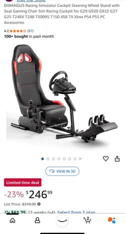 Racing sim with shifter