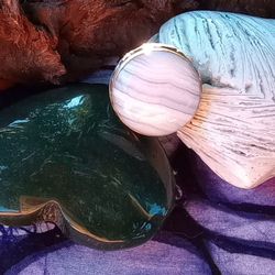 Sterling Silver Blue Lace Agate Ring