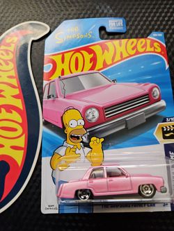 Hot wheels mainline the Simpsons family car
