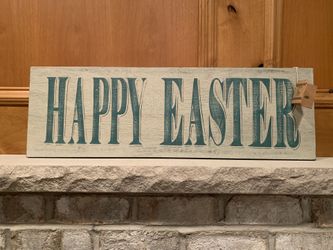 Wooden Easter Sign
