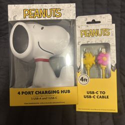 NIB! Peanuts Charging Bundle 