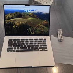 2023 Apple MacBook Air with Apple M2 Chip with 8-Core CPU/10-Core GPU (15-inch, 16GB RAM, 1TB SSD