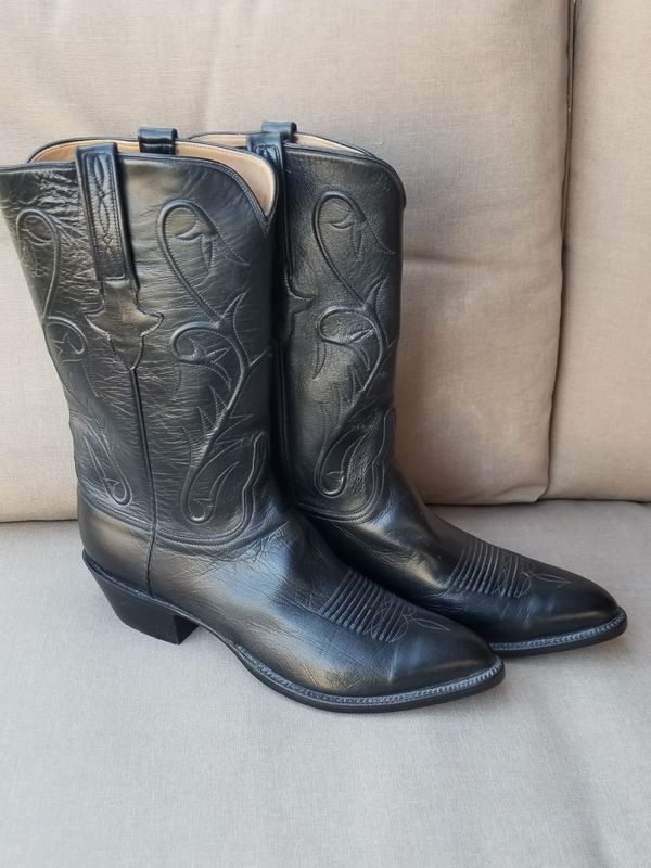 Mens Lucchese Polished Goat Cowboy Boots Sz. 12D L151524