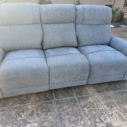 Reclining Sofa In Gray 70”