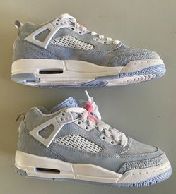 Jordan Spizike Low Kids 4.5Y Cobolt Bliss/Rose Glow HJ7824‐400 – New No Box