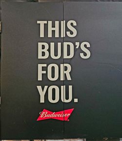 Budweiser Cabinet Dart Board