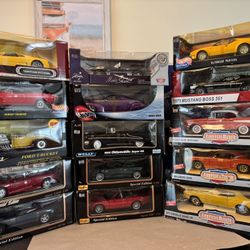 1:18 Scale Diecast Cars. New Unopened. 