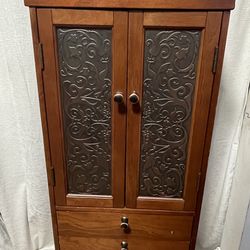 Jewelry Armoire Wooden 