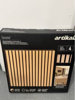 Wood sound absorbing panels