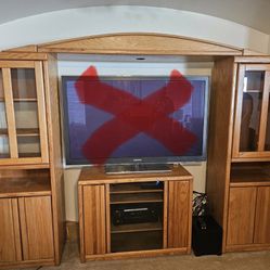Oak Entertainment Center 