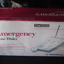 Vintage NOS RadioShack Emergency Phone Dialer Analog 49-2559 Like new