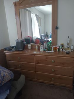 Mirror With Dresser