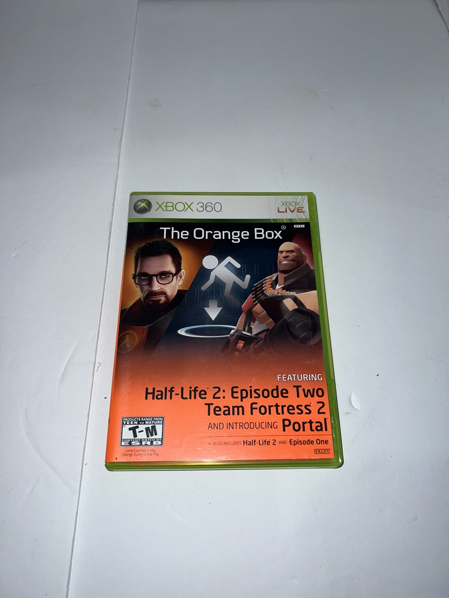 The Orange Box Xbox 360 - Complete CIB - Minty CD - Beautiful Condition