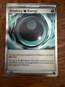Pokémon TCG Pitch Black Shadowy Energy 083/084 Holo Foil