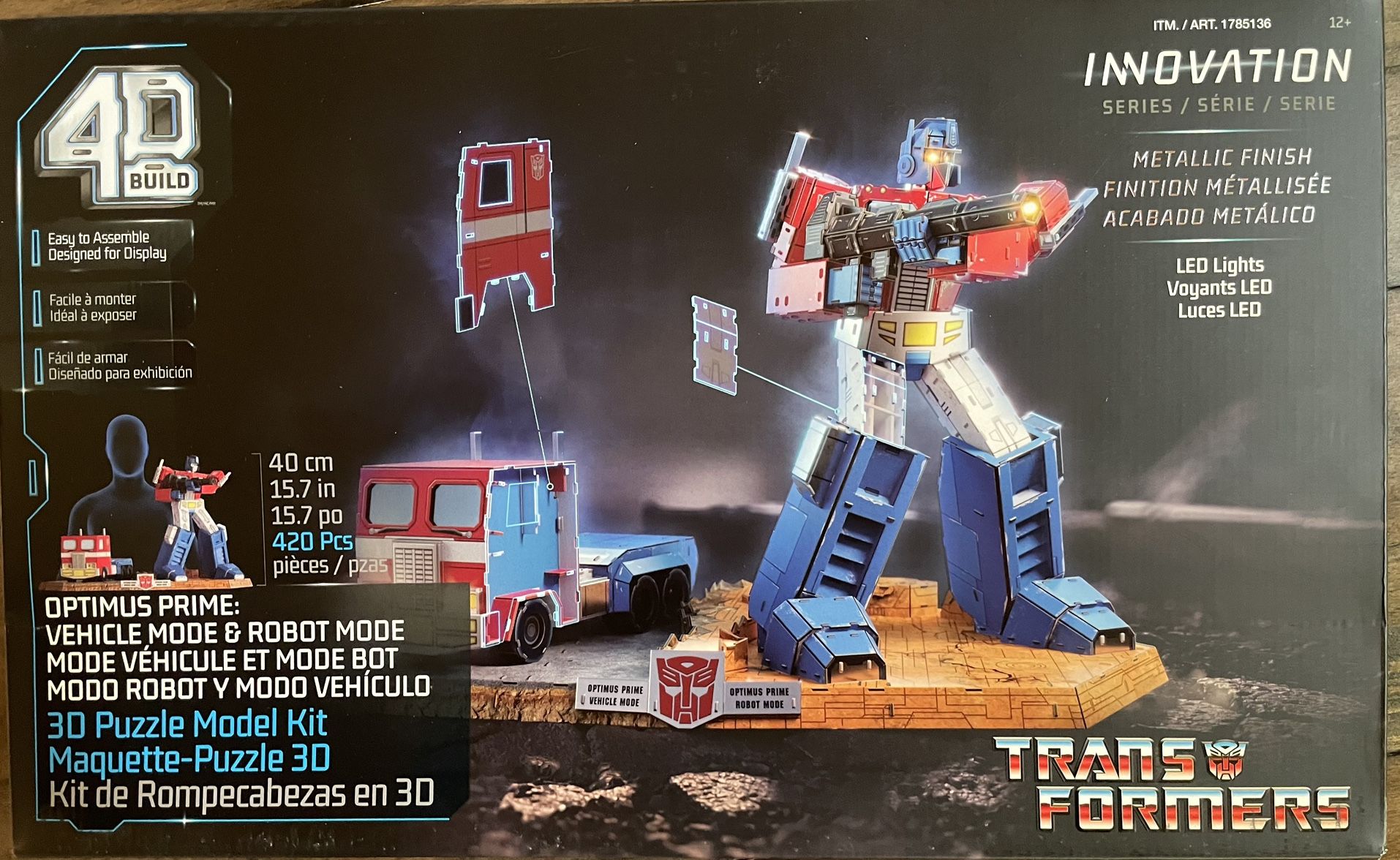 4D Build Innovation Optimus Prime 