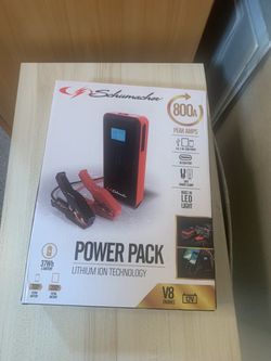 Schumacher Battery Jumper 800A New In Box