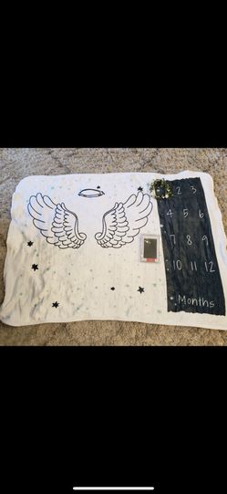 Baby Monthly Milestone Blanket new